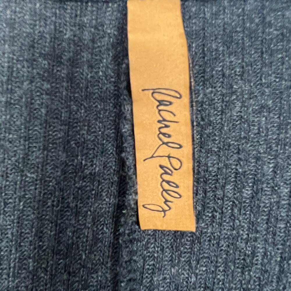Rachel Rally Modal Blend Ribbed True Wrap Sweater Size M - Picture 2 of 10